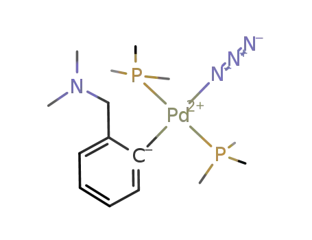 Pd(N<sub>3</sub>)(N,N'-dimethylbenzylamine)(PMe<sub>3</sub>)2