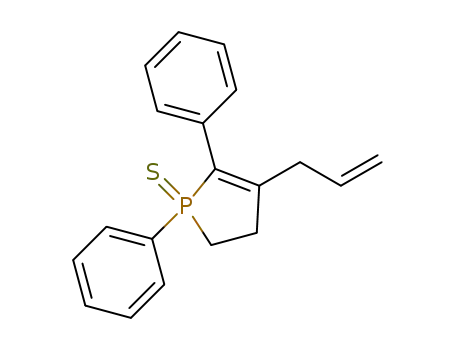 Molecular Structure of 1259008-81-5 (3-allyl-1,2-diphenyl-4,5-dihydrophosphole sulfide)