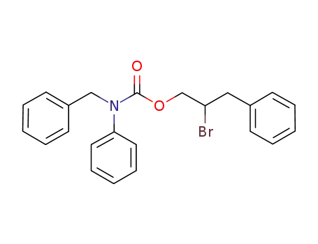 2-bromo-3-phenylpropyl benzyl(phenyl)carbamate