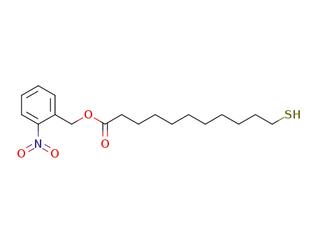 Molecular Structure of 936750-89-9 (2-nitrobenzyl-11-mercaptoundecanoate)