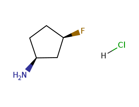 Cyclopentanamine, 3-fluoro-, hydrochloride (1:1), (1S,3R)-