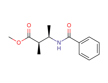 2(R)-methyl-3(R)-aminobutanoic acid N-benzoyl methyl ester