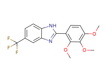 5-trifluoromethyl-2-(2,3,4-trimethoxyphenyl)-1H-benz-imidazole