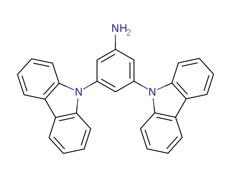 Molecular Structure of 1384449-05-1 (3,5-di(9H-carbazol-9-yl)aniline)