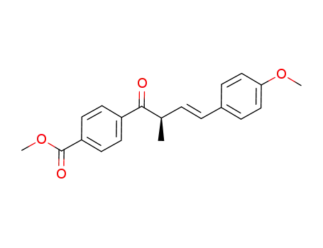 (R,E)-methyl 4-(4-(4-methoxyphenyl)-2-methylbut-3-enoyl)benzoate