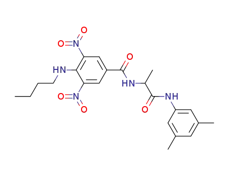 4-butylamino-N-[1-(3,5-dimethyl-phenylcarbamoyl)-ethyl]-3,5-dinitrobenzamide