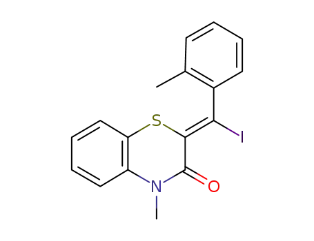 2-[(E)-iodo(o-tolyl)methylidene]-4-methyl-2H-benzo[b][1,4]thiazin-3(4H)-one
