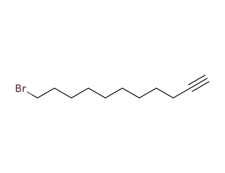 Molecular Structure of 71317-72-1 (11-Bromo-1-undecyne)