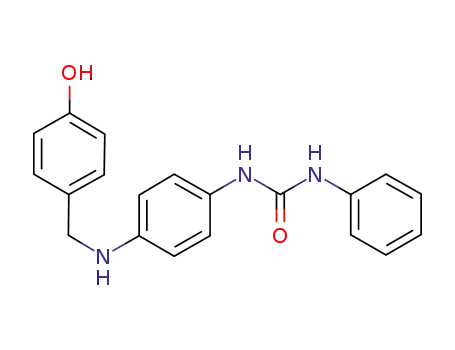 Molecular Structure of 1173492-75-5 (1-[4-(4-hydroxy-benzylamino)phenyl]-3-phenylurea)