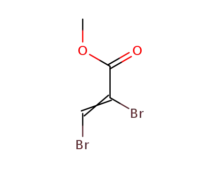 Molecular Structure of 759-99-9 (2-Propenoic acid, 2,3-dibromo-, methyl ester)