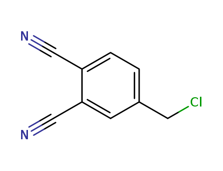 Molecular Structure of 89927-55-9 (1,2-Benzenedicarbonitrile, 4-(chloromethyl)-)