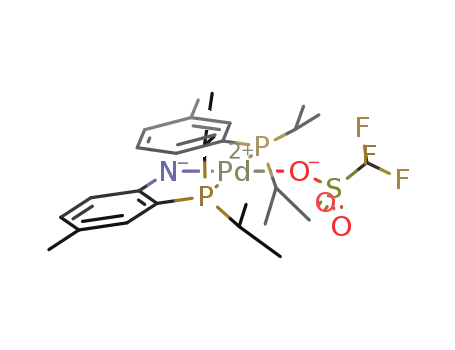 (bis(2-(i)Pr<sub>2</sub>P-4-Me-phenyl)amido)Pd(trifluoromethanesulfonate)