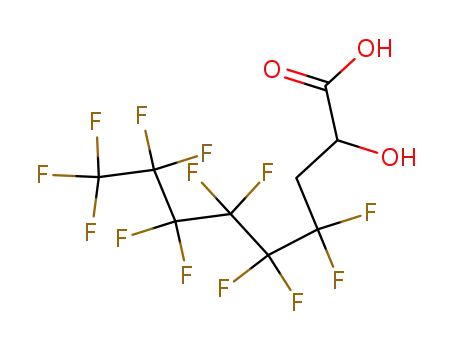 2-Hydroxy-3-perfluorohexylpropanoic acid