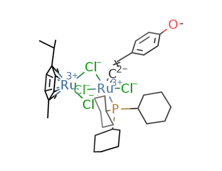[(p-cymene)Ru(μ-Cl)3RuCl(=C=CH-C6H4-4-OMe)(tricyclohexylphosphine)]