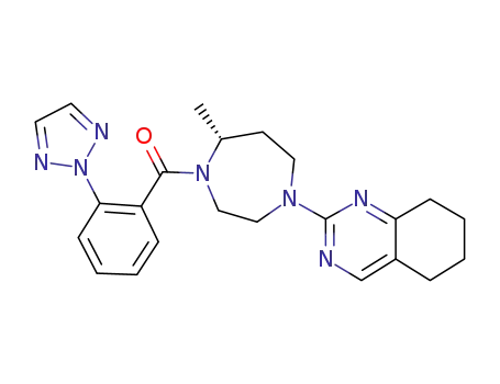 2-{(5R)-5-methyl-4-[2-(2H-1,2,3-triazol-2-yl)benzoyl]-1,4-diazepan-1-yl}-5,6,7,8-tetrahydroquinazoline