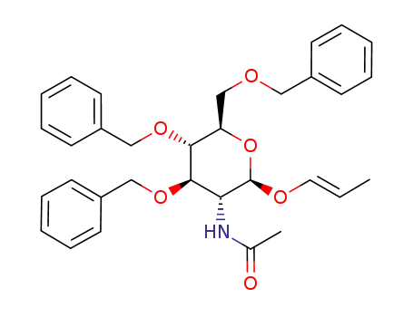 (E)-1-propenyl 2-acetamido-3,4,6-tri-O-benzyl-2-deoxy-β-D-glucopyranoside
