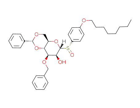 p-octyloxyphenyl 3-O-benzyl-4,6-O-benzylidene-α-D-mannopyranosyl sulfoxide