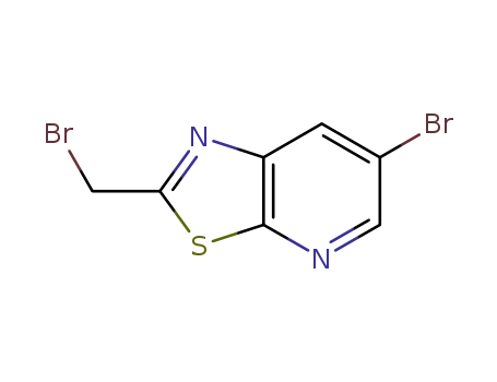 Molecular Structure of 951123-03-8 (6-BroMo-2-(broMoMethyl)thiazolo[5,4-b]pyridine)
