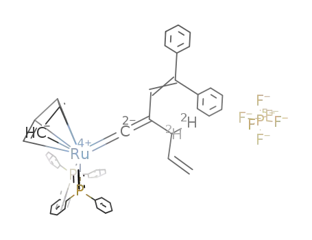 [CpRu(triphenylphosphine)2(CC(CD<sub>2</sub>CHCH<sub>2</sub>)CHC(Ph)2)]PF<sub>6</sub>