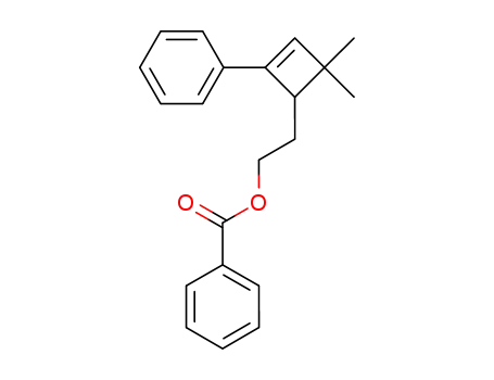 2-(4,4-dimethyl-2-phenylcyclobut-2-en-1-yl)ethyl benzoate