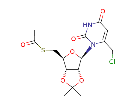 5'-S-acetyl-6-(chloromethyl)-2',3'-O-isopropylidene-5'-thiouridine