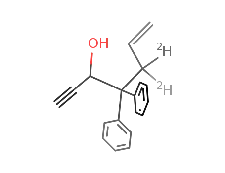 HCCCH(OH)CPh<sub>2</sub>CD<sub>2</sub>CHCH<sub>2</sub>