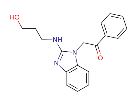 2-(3-hydroxypropylamino)-1-phenacylbenzimidazole