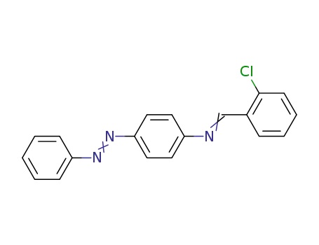Molecular Structure of 316137-19-6 (N-(2-chlorobenzylidene)-4-(phenyldiazenyl)aniline)