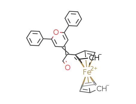 (C<sub>5</sub>H<sub>5</sub>)Fe(C<sub>5</sub>H<sub>4</sub>C(CHO)C<sub>5</sub>H<sub>2</sub>O(C<sub>6</sub>H<sub>5</sub>)2)
