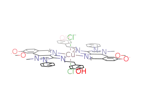 Cu(3-4-dimethoxybenzylidene-4-aminoantipyrinyl-4-aminoethylphenol)Cl<sub>2</sub>