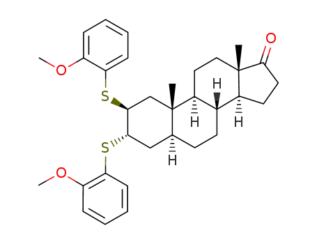 2β,3α-bis[(2'-methoxyphenyl)thio]androstan-17-one