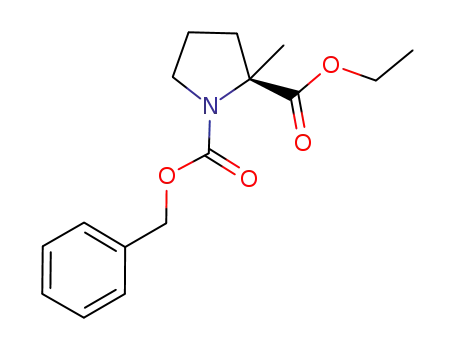 ethyl N-benzyloxycarbonyl-(2S)-methylprolinate