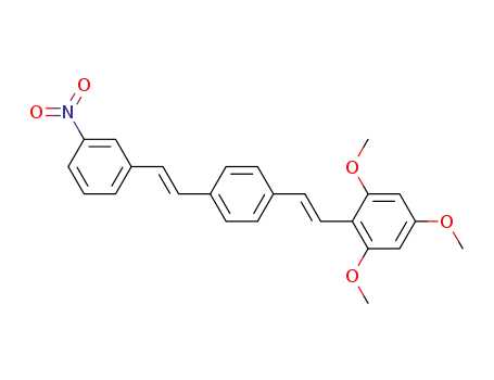 E,E-1-[2-(3-nitrophenyl)ethenyl]-4-[2-(2,4,6-trimethoxyphenyl)ethenyl]benzene