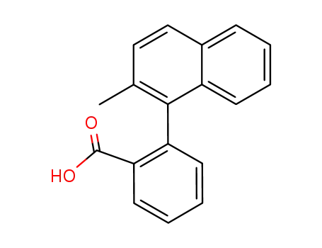 Molecular Structure of 793724-78-4 (2-(2-methyl-[1]naphthyl)-benzoic acid)