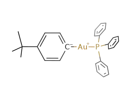 p-tert-butylphenylgold(PPh<sub>3</sub>)