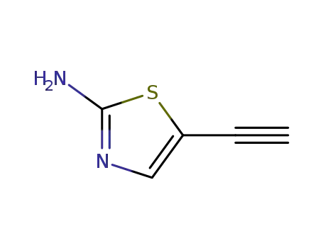Molecular Structure of 912639-82-8 (2-Thiazolamine,  5-ethynyl-)