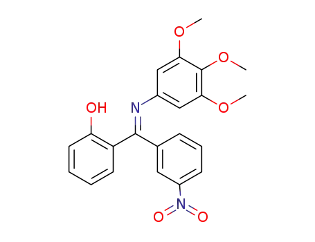 (E)-2-((3-nitrophenyl)((3,4,5-trimethoxyphenyl)imino)methyl)phenol