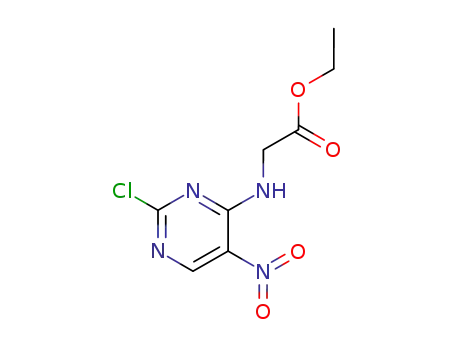 <i>N</i>-(2-chloro-5-nitro-pyrimidin-4-yl)-glycine ethyl ester