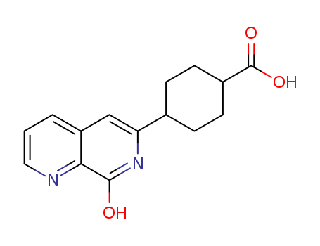 4-(8-Hydroxy-1,7-naphthyridin-6-yl)cyclohexanecarboxylic acid