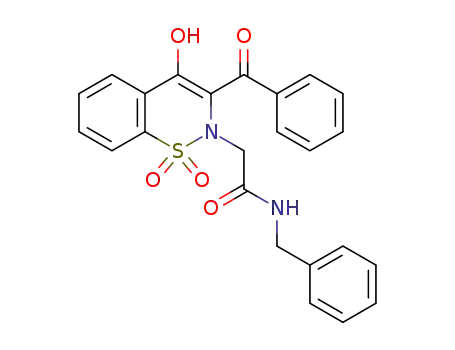 2-(3-benzoyl-4-hydroxy-1,1-dioxido-2H-benzo[e][1,2]thiazin-2-yl)-N-benzylacetamide