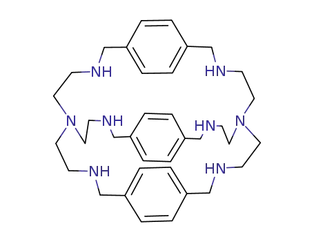 Molecular Structure of 119142-71-1 (6,16,2,5-tribenzena(1,4)-1,4,8,11,14,18,23,27-octaazabicyclo[9.9.9]nonacosaphane)