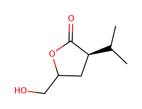 Molecular Structure of 325740-73-6 (L-threo-Pentonic acid, 2,3-dideoxy-2-(1-methylethyl)-, gamma-lactone (9CI))