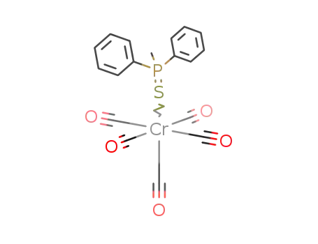 (CO)5CrSP(C<sub>6</sub>H<sub>5</sub>)2CH<sub>3</sub>