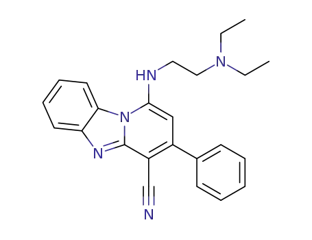 1-(2-diethylaminoethylamino)-3-phenylpyrido[1,2-a]benzimidazole-4-carbonitrile