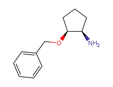 Molecular Structure of 663926-35-0 (Cyclopentanamine, 2-(phenylmethoxy)-, (1R,2S)- (9CI))