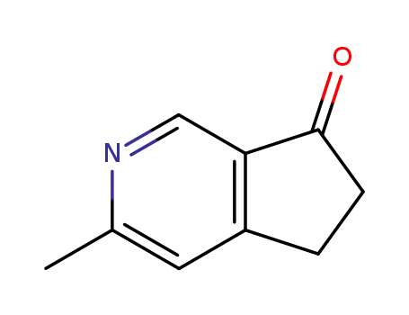 Molecular Structure of 147646-27-3 (7H-Cyclopenta[c]pyridin-7-one,5,6-dihydro-3-methyl-(9CI))