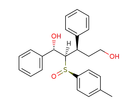 (-)-(sS,1S,2R,3R)-1,3-diphenyl-2-(p-tolylsulfinyl)pentane-1,5-diol