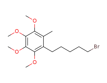 2,3,4,5-tetramethoxy-6-(5-bromopentyl)-toluene