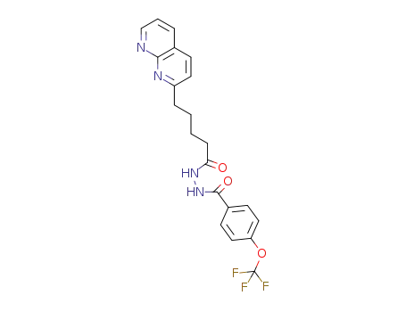 Molecular Structure of 1314796-82-1 (C<sub>21</sub>H<sub>19</sub>F<sub>3</sub>N<sub>4</sub>O<sub>3</sub>)