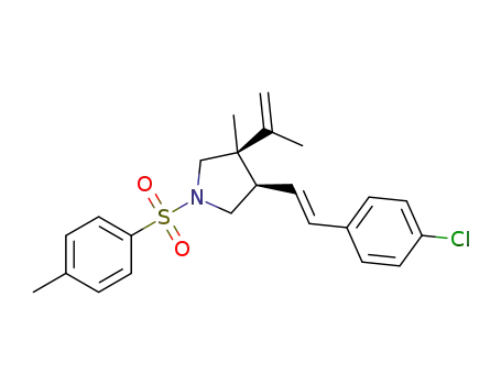 (3R,4R)-4-(4-chlorostyryl)-3-methyl-3-(prop-1-en-2-yl)-1-tosylpyrrolidine